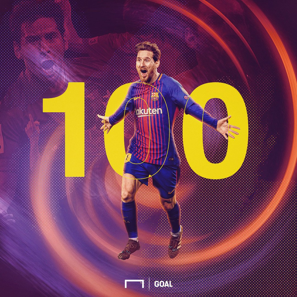 Messi khiến Ronaldo hết cô đơn trong CLB 100 bàn Champions League